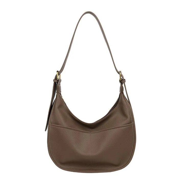 LORAINE™ – 大容量PUレザークロワッサンバッグ