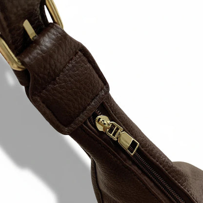 LORAINE™ – 大容量PUレザークロワッサンバッグ